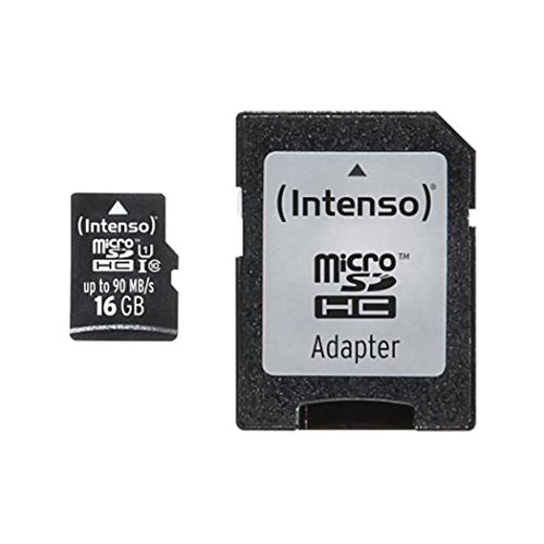 Intenso 3433470 Carte mémoire microSDHC Classe 10 16 Go +... - High-Tech & Électronique Amazon France à 6.41€