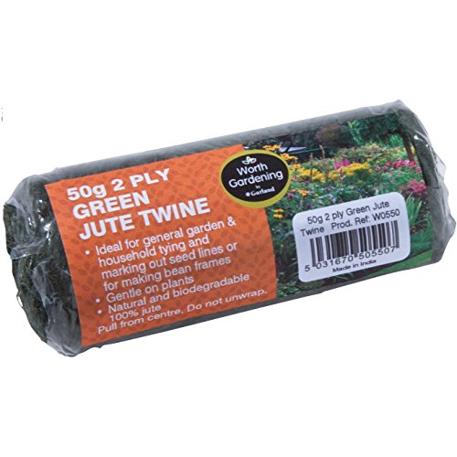 50g 2 Ply Green Jute Twine - Loisirs Créatifs en promo à 1.49€
