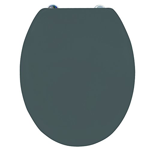 MSV Abattant WC Thermo Dur Gris Anthracite - Charnières Inox en promo à 25,17€ (-42%) sur Amazon FR