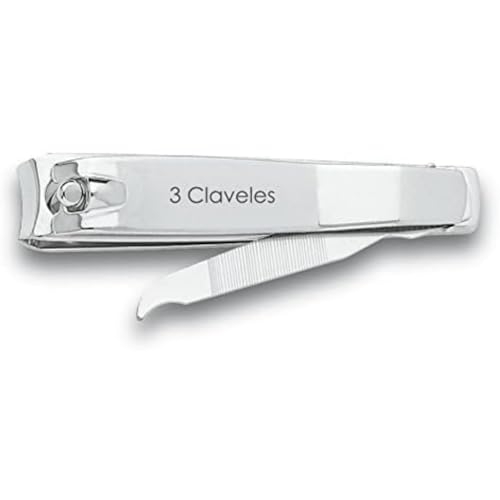 3 Claveles 12418 - Coupe-ongles avec lime, 6 cm - Beauté & Parfums Amazon France à 2.92€