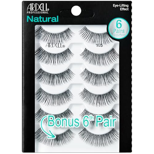 ARDELL 5 Pack Natural 105 Black Faux-cils - Beauté & Parfums Amazon France à 12.93€