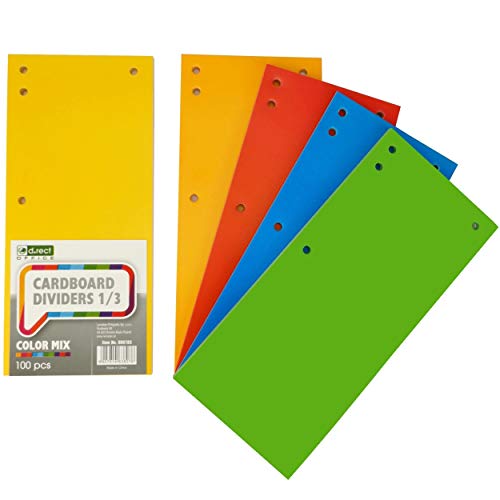 D.RECT Pack of 100 Cardboard Dividers, 11 x 24 cm, 5... - Auto & Moto Amazon Royaume-Uni à 3.20€
