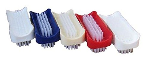 Brosse à ongles double face en plastique 8,5 cm - Beauté & Parfums en promo à 1.56€