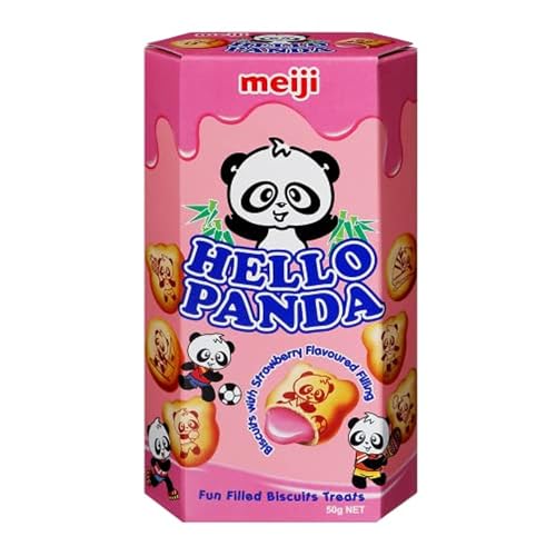 Meiji Hello Panda Strawberry Biscuits 50g - Maison & Cuisine en promo à 1.10€