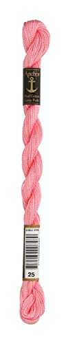 Anchor pearl thread, embroidery thread, Cotton, 00025 Rose... - Loisirs Créatifs Amazon Royaume-Uni à 2.03€