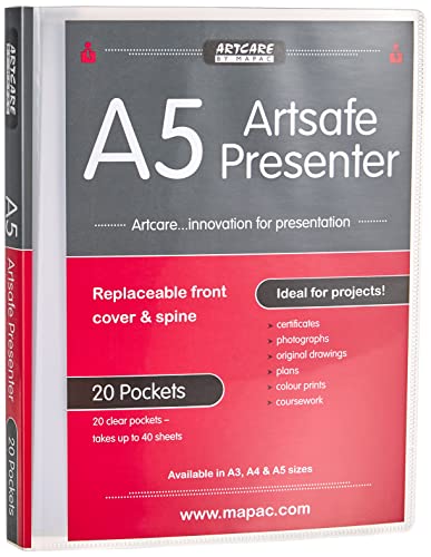 Mapac A5 Artsafe Presenter, Synthetic Material, 23x2x13 cm - Fournitures Bureau Amazon Royaume-Uni à 3.10€
