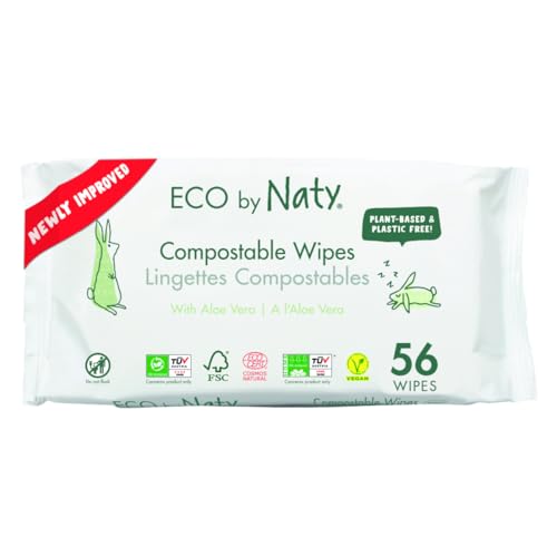 Eco by Naty Lingettes sensibles à l'aloe vera 56 pièces - Baby & Nursery Amazon France à 10.68€