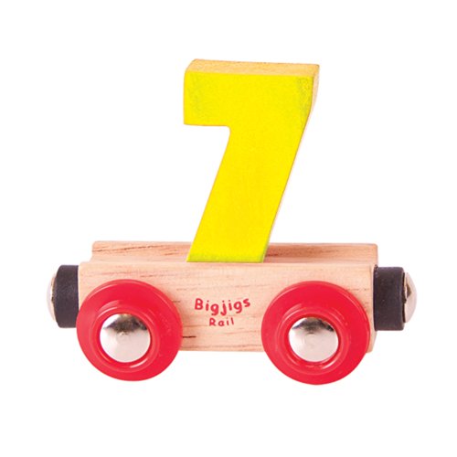Bigjigs Rail Rail Name Number 7 (Yellow) - Jouets & Jeux Amazon Royaume-Uni à 1.25€