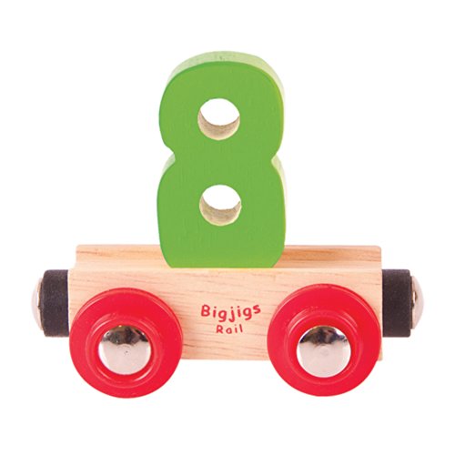 Bigjigs Rail Rail Name Number 8 (Green) - Jouets & Jeux Amazon Royaume-Uni à 1.25€