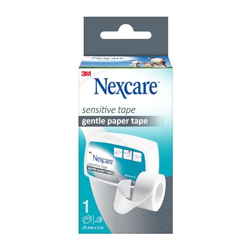 Esparadrapo Nexcare Sensitive, 25 mm x 5 m, 1 rollo - Auto & Motorcycle Amazon Spain à 3.60€