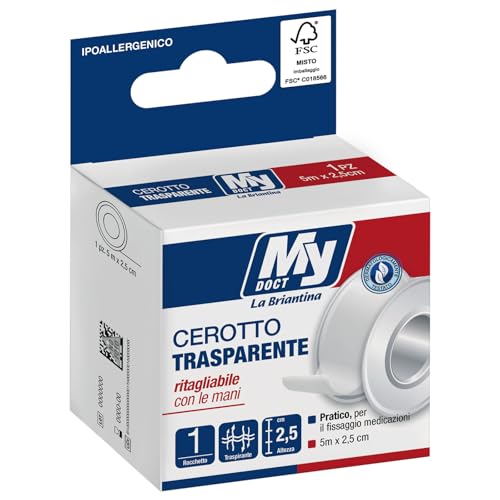 My Doct Cerotto Trasparente in Rocchetto Ritagliabile su... - Santé & Bien-être Amazon Italie à 2.70€