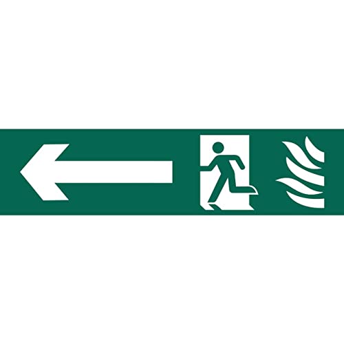 Draper 73165 "Running Man Arrow Left" Safety Sign - Home & Kitchen Amazon UK à 3.29€