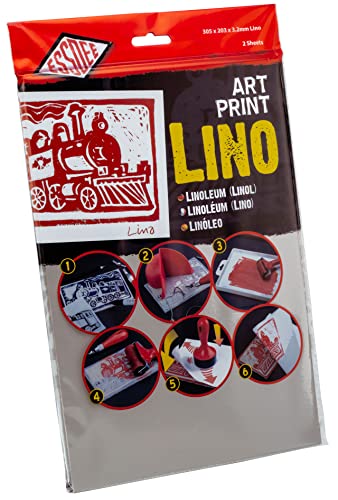 Essdee Art Print Linoleum (305 x 203 x 3.2 mm Lino Pack of... - High-Tech & Électronique en promo à 8.02€