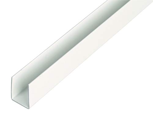 Alberts 484538 U-Profil | Kunststoff, weiß | 1000 x 21 x 10... - Bon plan à 3.69€