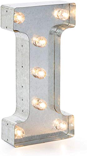 Darice 5915-710 Lettre I Lumineuse LED Métal Argent 26,6 x... en promo à 20,72€ (-75%) sur Amazon FR
