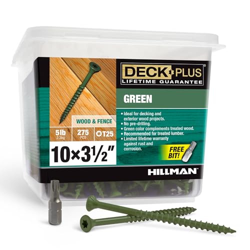 Deck Plus 48408 Deckschrauben, Grün, 5lb Box - DIY & Tools Amazon Germany à 15.67€