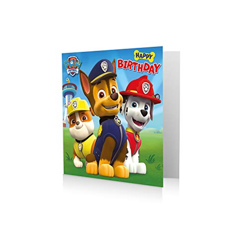 Paw Patrol Blank Greeting Card Multi,PA001 - Auto & Motorcycle Amazon UK à 1.77€