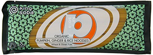 King Soba | Pumpkin Ginger & Rice Noodles | 12 x 250G - Épicerie Amazon Royaume-Uni à 9.99€