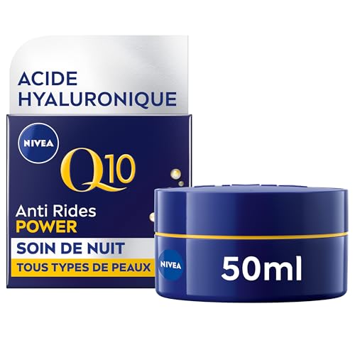 NIVEA Q10 Power Soin de Nuit Raffermissant (1x50 ml), crème... - Beauté & Parfums Amazon France à 11.44€