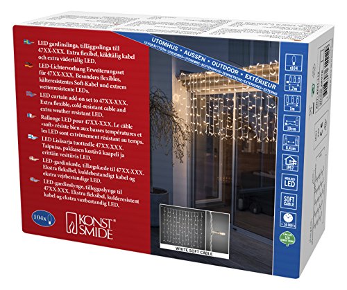 Konstsmide 4731 – 112 máxima de cortina de luces LED... - High-Tech & Électronique Amazon Espagne à 66.97€