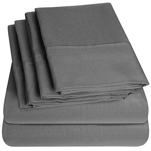King Size Bed Sheets - 6 Piece 1500 Supreme Collection Fine... - Home & Kitchen Amazon UK à 22.00€