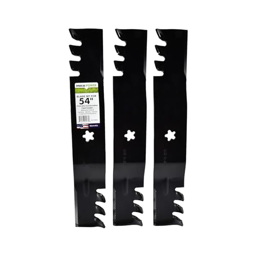 MAXPOWER 561738XB 3 Blade Commercial Mulching Set for 54"... - Bricolage & Outils Amazon Royaume-Uni à 19.65€