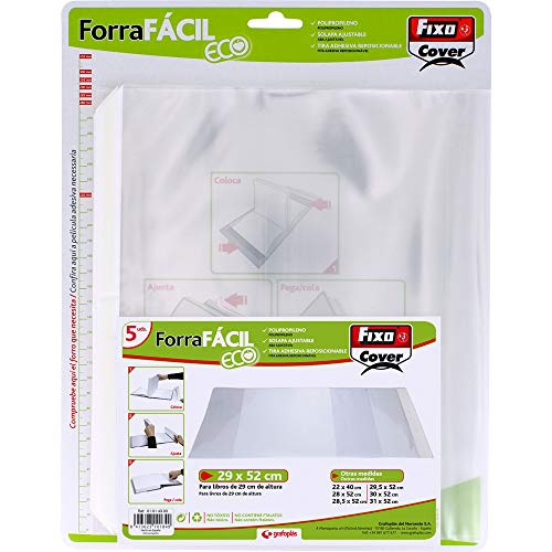 Fixo Cover - Pack de Forra Fácil Eco con Solapa Ajustable... - Fournitures Bureau Amazon Espagne à 2.88€