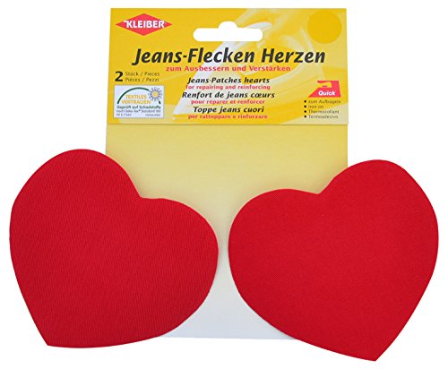 Kleiber + Co.GmbH Jeans-Flecken Herzen, ca. 8,5 cm x 10,5... - Maison & Cuisine Amazon Allemagne à 2.95€