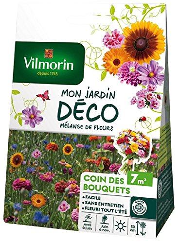 VILMORIN Mélange graines de fleurs COIN DES BOUQUETS - 7 m² - Garden & Outdoor Amazon Italy à 9.45€