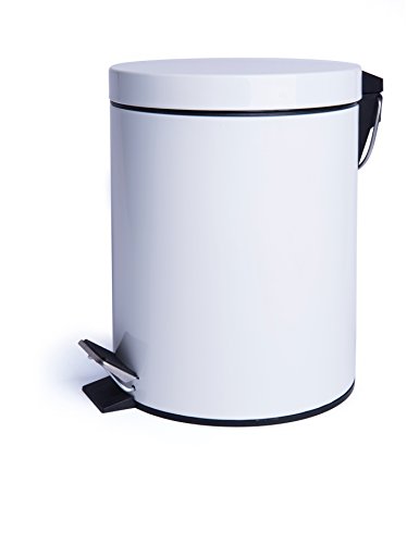 Excelsa Cleany Poubelle, 5 l, Blanc en promo à 28,32€ (-53%) sur Amazon FR