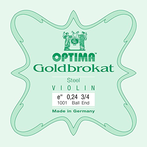 Optima Cordes pour violon brocart doré 3/4 E 0,26 ct Medium - Auto & Moto Amazon France à 2.62€