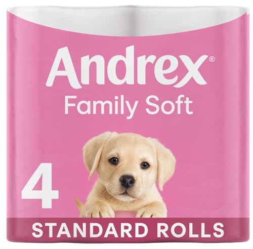 Andrex Gentle Clean Toilet Rolls - 4 Toilet Roll Pack... - Sports & Fitness Amazon Royaume-Uni à 2.00€