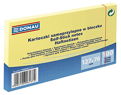 Karteczki samoprzylepne w bloczku jasnozólty - Amazon Royaume-Uni à 1.49€