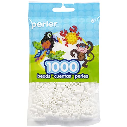 Perler Mini Beads 1,000/Pkg-White by - Loisirs Créatifs Amazon Espagne à 11.52€