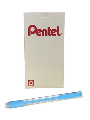 Pentel Clic Colors Gomme rétractable avec grip bleu ciel - Maison & Cuisine Amazon France à 11.76€