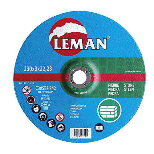 Leman 113.10.25 - Pack de 25 discos de corte para piedra... - Bricolage & Outils Amazon Espagne à 5.16€