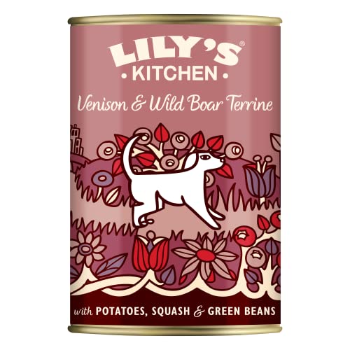 Lily's Kitchen Venison And Wild Boar Terrine Dog Food 400g - Animalerie Amazon Royaume-Uni à 3.40€