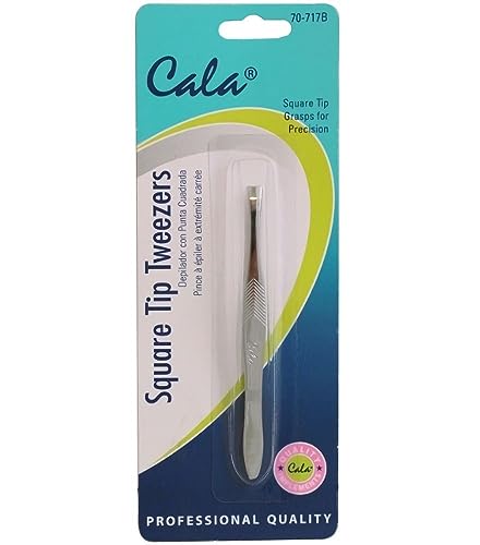 CALA. Pinzas de Depilar Square Tip Tweezers - Beauté & Parfums Amazon Espagne à 1.89€