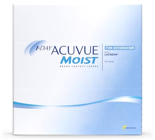 ACUVUE 1-DAY Acuvue MOIST for ASTIGMATISM - Lenti a... - Amazon Italie à 24.88€