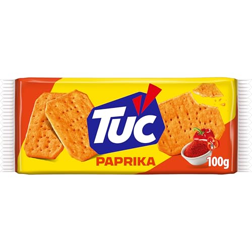 TUC Paprika – Knusprige Cracker mit Paprika-Geschmack – 100g - High-Tech & Électronique en promo à 0.89€