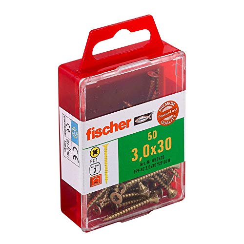 Fischer Power-Fast, 3,0 x 30, senkkop fopf VG PZ Box... - High-Tech & Électronique Amazon Italie à 4.01€