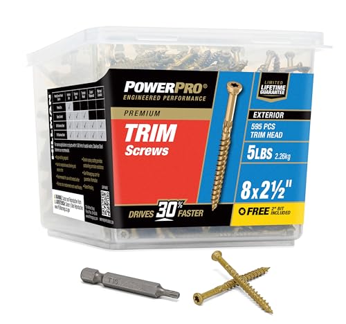 Power Pro 48637 Lot de 655 vis décoratives tout usage pour... - Garden & Outdoor Amazon France à 43.33€