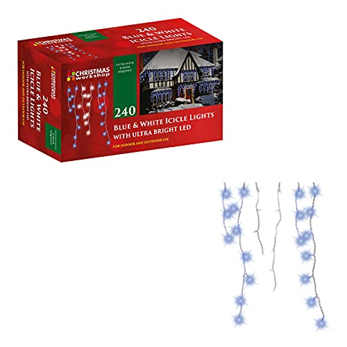 Christmas Workshop 78620 240 Icicle LED Outdoor Christmas... - Garden & Outdoor Amazon UK à 6.93€