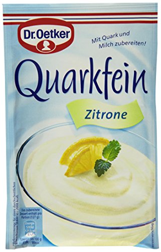 Dr. Oetker Quarkfein Zitrone, 57 g Dessertpulver für eine... - High-Tech & Électronique Amazon Allemagne à 2.73€