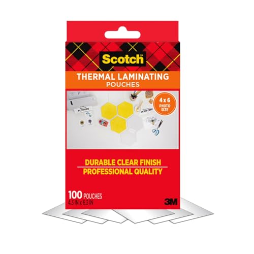 Scotch Thermal Laminating Pouches, 5 Mil Thick for Extra... - Amazon Royaume-Uni à 7.30€
