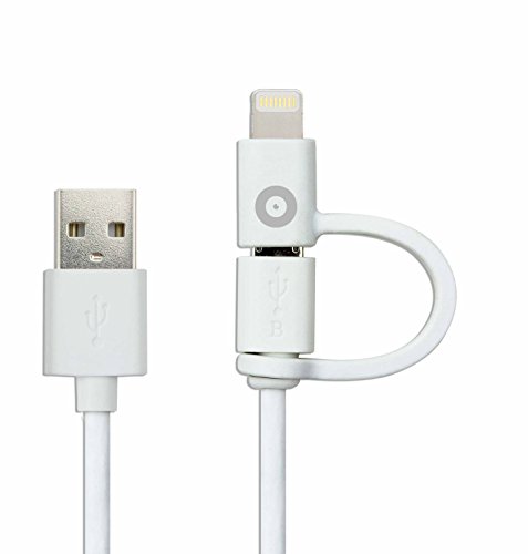 Muvit SPRING CABLE CABLE 2 EN 1 2.4A USB/MICRO-USB/LIGHTNING... - Tech & Electronics Amazon Italy à 17.53€