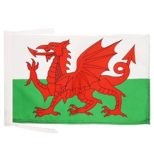 AZ FLAG - Wales Flag - 18'' x 12'' - 100% Polyester Welsh... - Maison & Cuisine Amazon Royaume-Uni à 7.25€