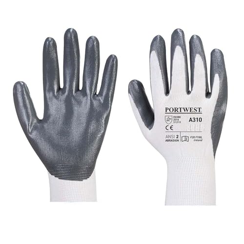 Portwest A310 Abrasion Resistant Flexo Grip Nitrile Glove... - Maison & Cuisine Amazon Royaume-Uni à 2.47€