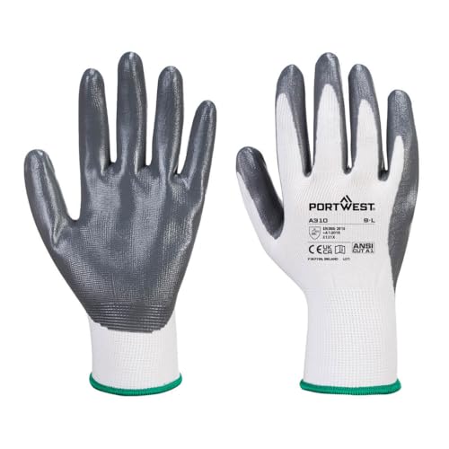 Portwest A310 Abrasion Resistant Flexo Grip Nitrile Glove... - Maison & Cuisine Amazon Royaume-Uni à 2.60€