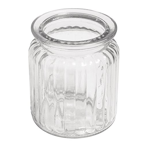 Rayher 56877000 Glas-Gefäß Rillen, 7,5x9 cm, Öffnung ø 5,5... - Maison & Cuisine Amazon Allemagne à 2.79€